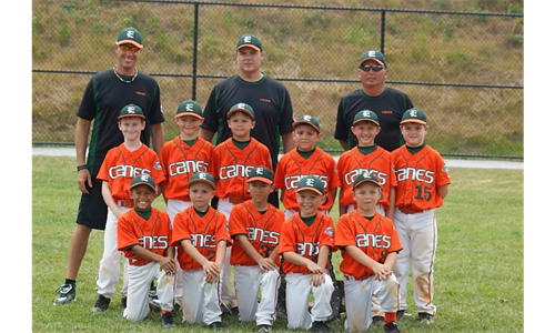 Flashback 2012.  8U Canes win 1st of 7 Cal Ripken MD Machine Pitch State Championships for Elkridge!