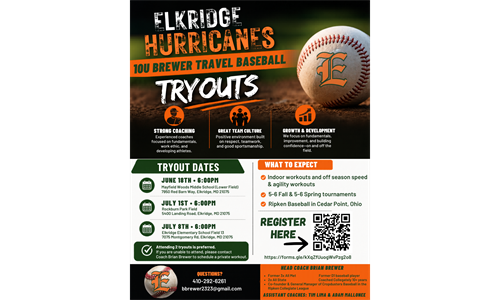 EYO Travel baseball tryouts- 10U